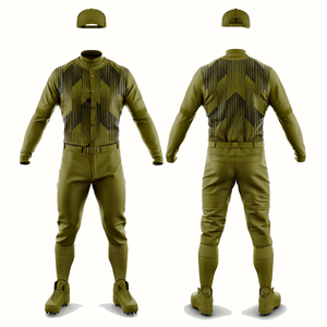 Uniforme de baseball de qualité supérieure, couleur unie, respirant et confortable, ensemble à prix de gros - Product Image 1