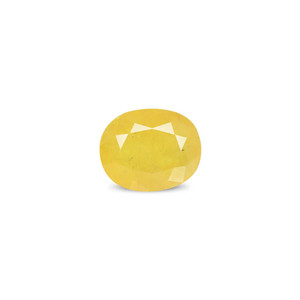 Saphir Jaune Naturel de 6,53 Carats (Pukhraj) - Pierre Précieuse Facettée Taille Émeraude - Product Image 1
