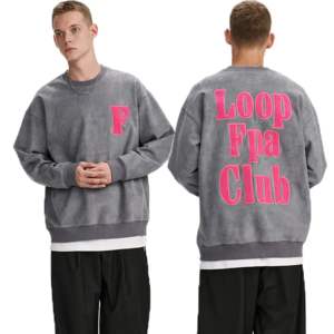 Sweat-shirts à capuche de haute qualité, 330 grammes, 100% coton, coupe classique, grammage lourd, molleton français personnalisé, offre ODM, sans collection automne - Product Image 3