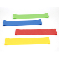 Jeu de mini bandes à boucle de fitness avec logo personnalisé Bandes de résistance pour exercices de yoga à haute élasticité Entraînement portable