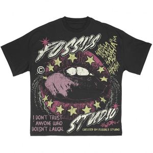 Camisetas gráficas vintage de algodón 100% para hombre, 260 Gsm, pantalla de seda pesada y estampado DTG de punto, ajuste Extragrande - Product Image 5