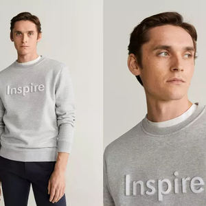 Remium-Camiseta con cuello redondo, camisa con remaches en 3D - Product Image 3