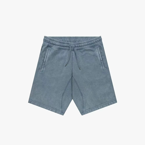 Pantalones Cortos de Algodón para Hombre, Estilo Vintage, Teñido al Sol, Desgastados, con Estampado Puff, Lavado Ácido, 2026 - Product Image 5