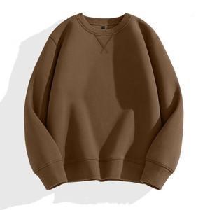 เสื้อฮู้ดกีฬาแขนยาวสำหรับผู้ชายเสื้อคอกลมลายสีพื้นสำหรับกีฬาฤดูหนาว - Product Image 1