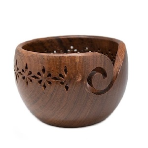 Decoración de madera para servir postre, galleta, pan, té, pastel, tazón de madera de Acacia de Bambú - Product Image 3