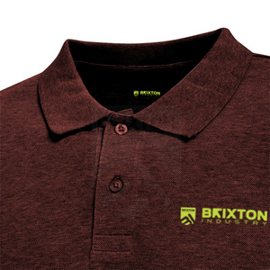 OEM personalizado hombres deportes Polos transpirable patrón sólido rendimiento Jersey tela bordada Logo sublimado para Polo Tees - Product Image 4