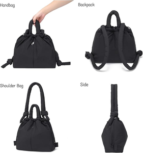 Borsa a Tracolla Imbottita in Nylon Personalizzata per Donna, Leggera e Ideale per Viaggi, Shopping e Attività all'Aperto - Product Image 3