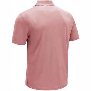 Nouveauté T-shirts polo de couleur simple pour hommes, polos imprimés et respirants pour hommes - Product Image 3