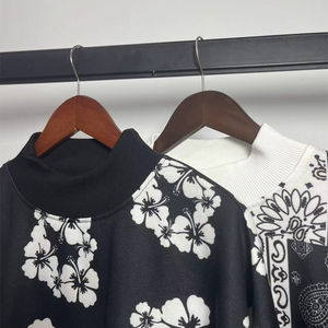 Sudaderas y sudaderas con capucha de talla grande de alta calidad para hombre, sudadera de gran tamaño con cuello redondo para hombre, mezcla de algodón básica - Product Image 6