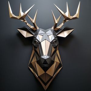 รูปปั้นสัตว์เหล็กที่ทันสมัยหรูหราสำหรับสวนแบบดั้งเดิมของตกแต่งบ้านงานโลหะทำมือที่เป็นมิตรกับสิ่งแวดล้อม - Product Image 2