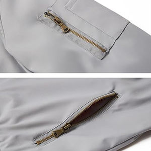 Chaqueta de bombardero de vuelo impermeable ligera y elegante para hombre, nueva cazadora de primavera personalizable con cremallera, prendas de vestir, patrón estampado - Product Image 4