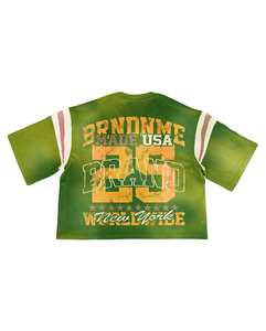 100% High Quality Fashionable Stylish Green Color Sun Faded Custom Own Logo Design Printed Cotton Crew Neck T <b>Shirts</b> <b>For</b> <b>Men's</b> - Product Image 6