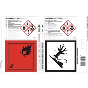 สติกเกอร์ติดกระจกน้ำมันเชื้อเพลิง HNERSDORFF สีขาวเงา ขนาด 275 มม. ยาว 182 มม. กว้าง - Product Image 1