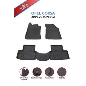 Ensemble de tapis de sol 3D pour Opel Corsa 2019+ Modèles Turquie Design unique de piscine - Product Image 2