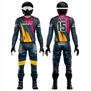 Meilleure qualité élégante DTF impression par transfert de chaleur Dirt Bike tout-terrain ATV VTT et Motocross tissu extensible vêtements de course - Product Image 1