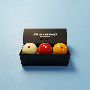 Bolas de Billar Diamond - Juego de 3 Cojines Carom Ultra-C de 61.5mm |   Balón Oficial de la PBA |   Hecho en Corea |   Resina Fenólica - Product Image 1