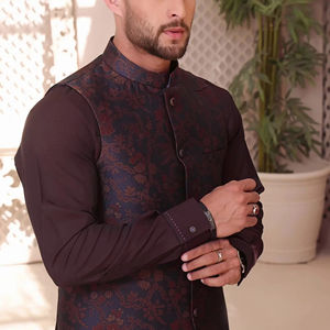 Chaleco Étnico Cultural sin Mangas para Hombre, Transpirable, 100% Algodón Orgánico, Multibolsillos, Venta al Por Mayor para Exportación - Product Image 1