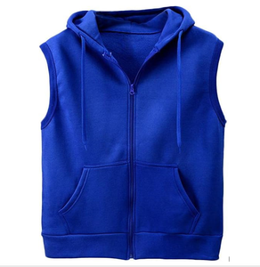 Streetwear élégant en coton et polyester de haute qualité avec logo personnalisé OEM Sweats à capuche sans manches pour hommes de grande taille pour l'hiver Offre Spéciale essentiel - Product Image 1