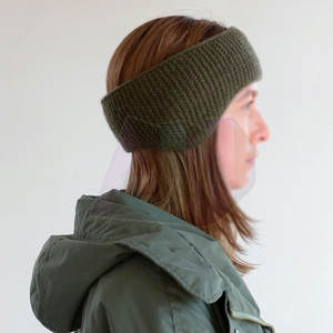 Diadema de punto de moda, diseño elástico, material transpirable, ajuste cómodo para deportes, uso casual y viajes. - Product Image 3