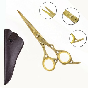 Tijeras de Peluquería Profesionales Super Cut de Acero Inoxidable Plateado para Diestros, 32 Dientes, Set de Salón de Belleza, Cerámica Afilada para Cabello Liso - Product Image 6