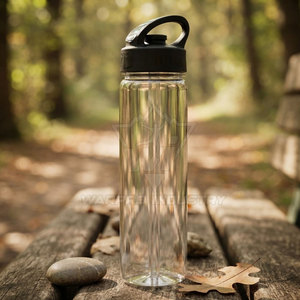 Bouteille d'eau de sport réutilisable et écologique, à large ouverture, avec couvercle sécurisé, isolation thermique, forme ergonomique, design léger pour - Product Image 5