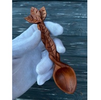Cuillère en bois massif durable, best-seller, pour la cuisine, la pâtisserie et la préparation des aliments, disponible en gros