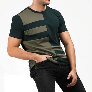 T-shirt à la mode en coton pour hommes de style moderne nouveauté haut à manches courtes coupe ample vêtements confortables et élégants - Product Image 3