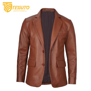 Venta al por mayor de chaqueta de cuero de invierno por encargo de los hombres de alta calidad con cierre de cremallera y patrón de camuflaje estilo formal - Product Image 4