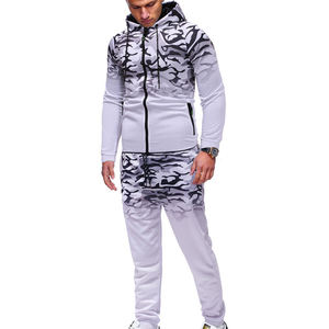 2025ชุดวอร์มวิ่ง2ชิ้นของผู้ชายชุดกีฬาแบบปรับแต่งได้สำหรับฝึกซ้อมชุดวอร์มแบบไม่มีการระเหิดดีไซน์โลโก้ - Product Image 3