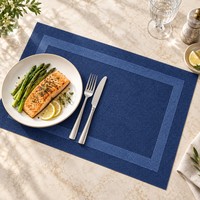 Nouvelle Collection : Sets de Table Modernes en Vinyle Tressé Écologique, Anti-Huile et Imperméables pour Cuisine et Salle à Manger – Décoration de Table