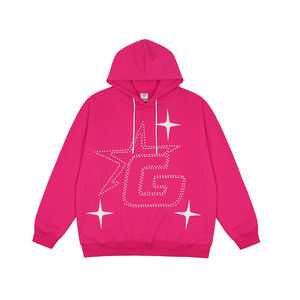 OEM personalizado Sunfaded cremallera francés Terry Streetwear funcional ácido lavado hombres Zip up remache peso pesado Rhineston sudaderas con capucha - Product Image 1