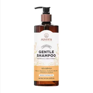 HOMTIEM 16FL OZ Gentle Shampoo Aged Black Garlic Extract with Herbal Extracts Ingredients for All Hair Types