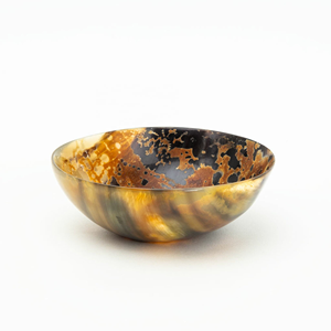 ชามเขาควายธรรมชาติคุณภาพสูง ชามเสิร์ฟรักษ์โลก งานแฮนด์เมดคุณภาพสูง สำหรับใช้ในบ้าน โรงแรม และร้านอาหาร - Product Image 1