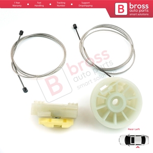 Kit de réparation de lève-vitre BWR367, porte arrière gauche pour Meriva MK1 A X03 2003-2010 93362663 - Product Image 3