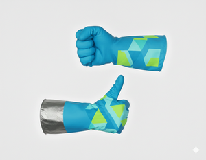 Guantes de Trabajo Tácticos de Alto Rendimiento, Negros, de Nitrilo, Impermeables, Antideslizantes, de Cinco Dedos, Resistentes a Impactos, Protección para las Manos - Product Image 2