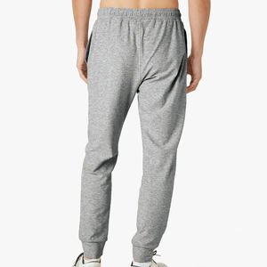 Vente en gros de pantalons de jogging pour hommes en spandex à séchage rapide avec fermeture à la taille élastique imprimée du logo personnalisé vêtements de sport de fitness de style décontracté - Product Image 3