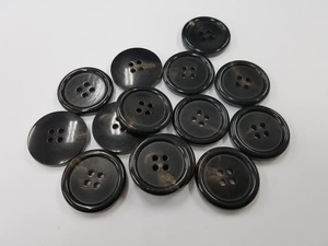 กระดุมฮอร์นสำหรับผู้ชายกระดุมรูปเขาควายหลากสี - Product Image 4