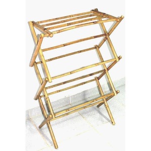 Étendoir à fenêtre d'intérieur pliable de type debout de qualité fabriqué au Vietnam stockage d'organisation fonctionnelle pour les vêtements de blanchisserie - Product Image 1