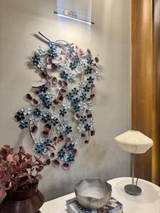 Hermosa Decoración de Pared con Flores Azules, Ideal para Eventos, Decoración Festiva y Regalos para Ocasiones Especiales, Uso de la India - Product Image 3