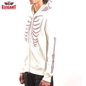 Sweat-shirts à capuche en strass à fermeture éclair, séchage rapide, vêtements pour hommes, style à fermeture éclair, sweat-shirt à capuche personnalisé pour hommes - Product Image 5