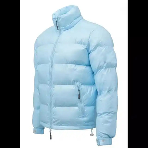 Chaqueta acolchada de algodón cálida al por mayor con capucha y cuello levantado, diseño de color sólido, chaquetas acolchadas de invierno de alta calidad para hombre 2026 - Product Image 4