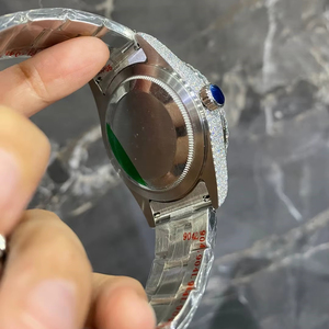 High Quality Miyota Automatic Mechanical VVS Moissanite 40mm Luxury Fashion Business Stainless Steel Wrist <b>Watch</b> for <b>Men</b> - Product Image 5