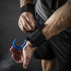 Sangles de levage de poignet en coton robuste, légères, pour la musculation, l'haltérophilie, le powerlifting, crochet pour les exercices de soulevé de terre - Product Image 6