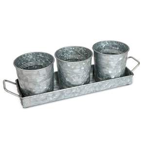 Superior Quality Galvanized Planter <b>Box</b> in Natural Look <b>for</b> Home <b>Garden</b> and Restaurant <b>for</b> Vintage Look - Product Image 4