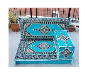 Asientos de suelo árabe Sofá de suelo árabe Piso de asiento Árabe | 90x70x10cm 3 piezas 1 Juego - Product Image 1