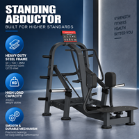 BN Plate Loaded Glute Shaping Trainer pour l'entraînement fonctionnel, machine d'abduction debout pour académies sportives et salles de sport