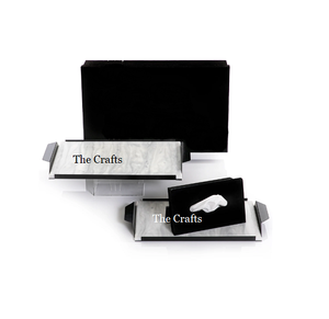 Juego de Tres Bandejas de Diferentes Tamaños, Calidad Premium, para Bodas, Hogar y Hotel, Bandeja para Servir Desayuno en Venta - Product Image 6