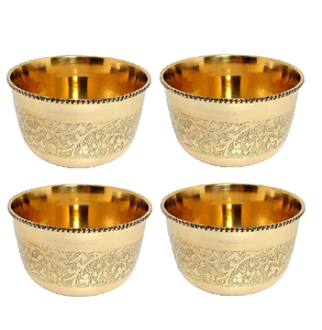 Bol à glace en laiton de gros, poli miroir, écologique, passe au lave-vaisselle, rond classique, vente chaude - Product Image 4