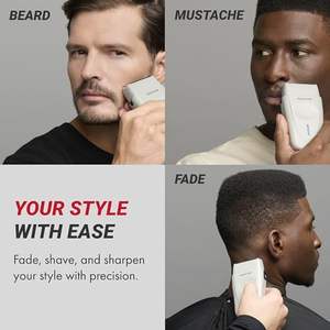 Afeitadora Eléctrica Inalámbrica Ergonómica con Doble Cuchilla, Doble Aplicación para Cara, Cuerpo y Barba, Lavable, Mini, Apta para RV - Product Image 6