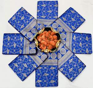 Saris en soie Banarasi de qualité supérieure, travail jacquard, soie de litchi douce, design moderne - Élégant vêtement de fête indien, prix de gros - Product Image 2